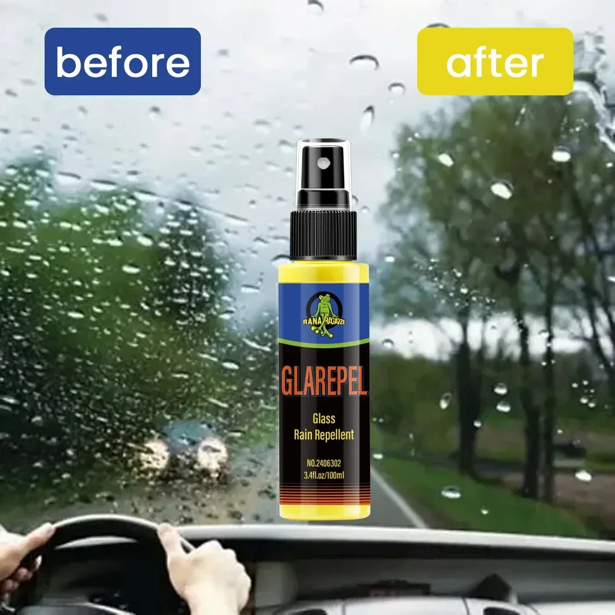 Spray Hidrofóbico para Vidro Automotivo