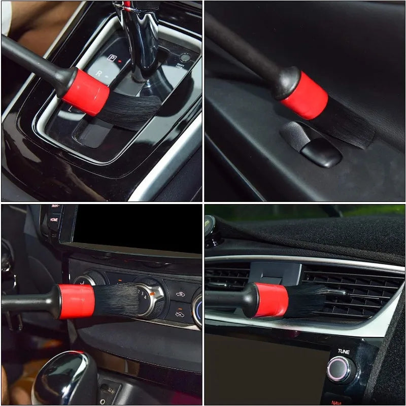 Kit de Escovas para Detalhamento Automotivo (5 peças)